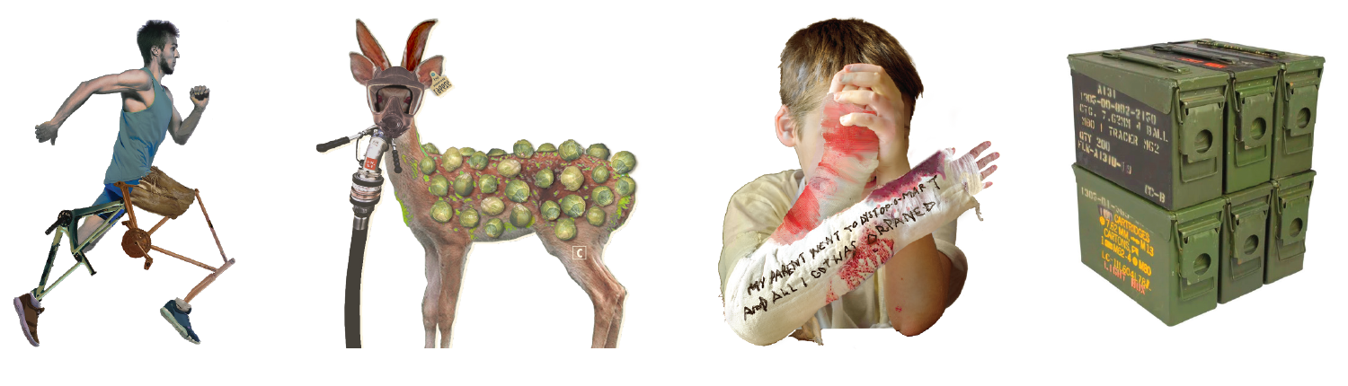 Sample images from the Dystopomart Catalog