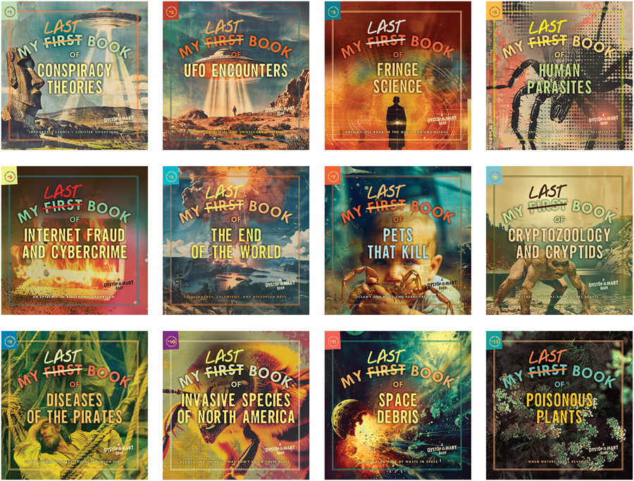 Covers 1-12 from the My Last Book Series